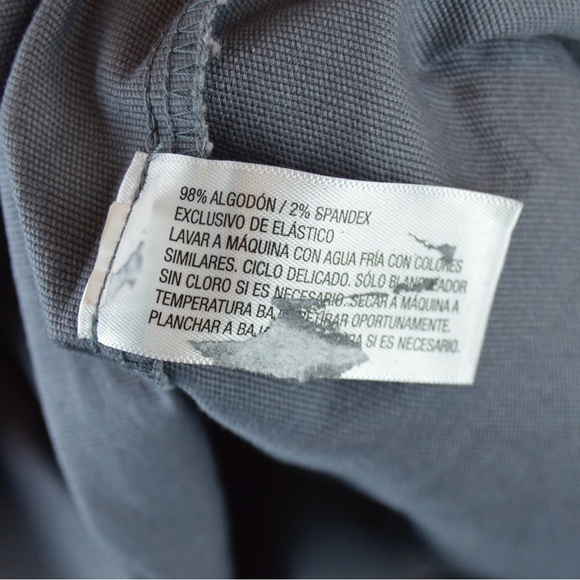 Wild Fable Smocked Waistband Raw Hem High Rise Shorts, Size XXL Grey Microstripe - Picture 8 of 9